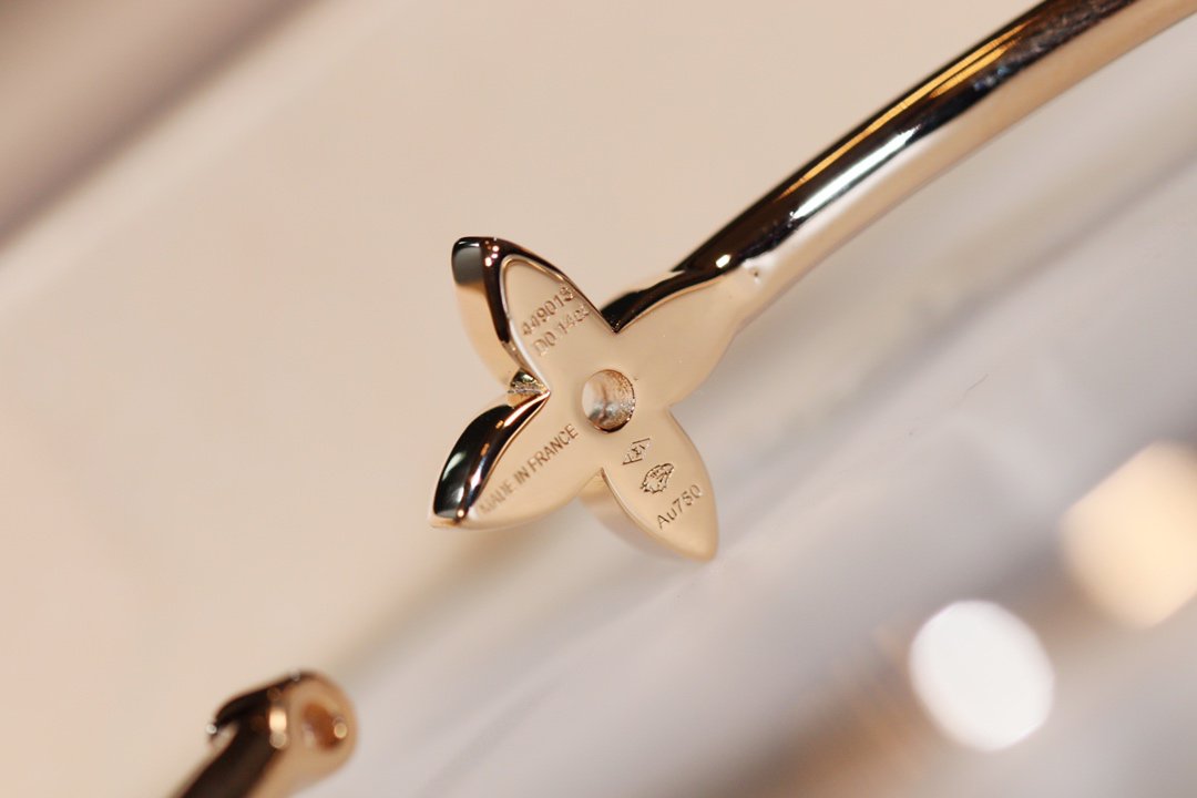 [Regalia jewelry]IDYLLE GOLD OPEN BRACELET DIAMOND PAVED