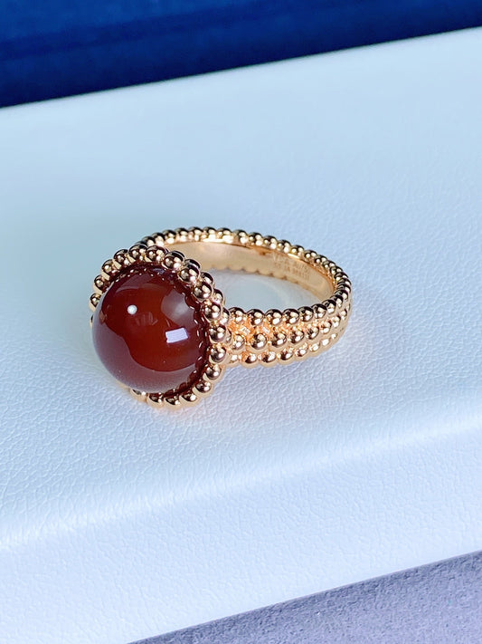 [Regalia jewelry]PERLEE COULEURS ROSE GOLD RING