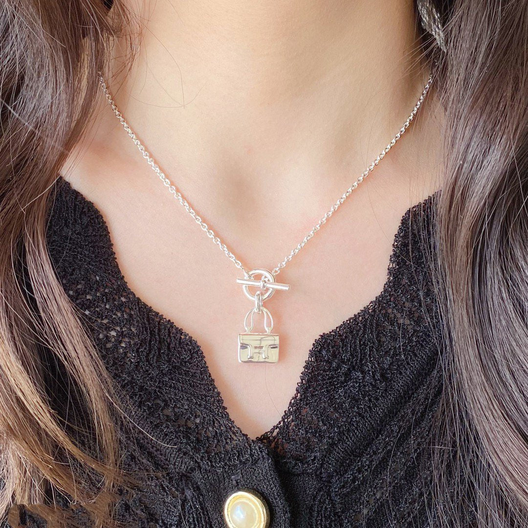 [Regalia jewelry]CONSTANCE PEDANT SILVER NECKLACE