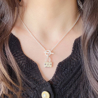 [Regalia jewelry]CONSTANCE PEDANT SILVER NECKLACE