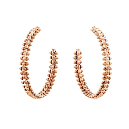 [Regalia jewelry]CLASH LARGE HOOP EARRINGS