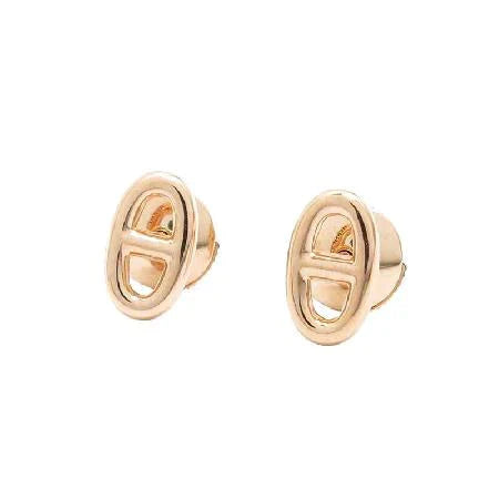 [Regalia jewelry]CHAINE SMALL EARRINGS GOLD AND SILVER