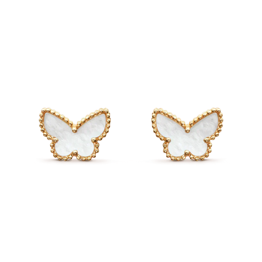 [Regalia jewelry]SWEET BUTTERFLY MOP EARSTUDS