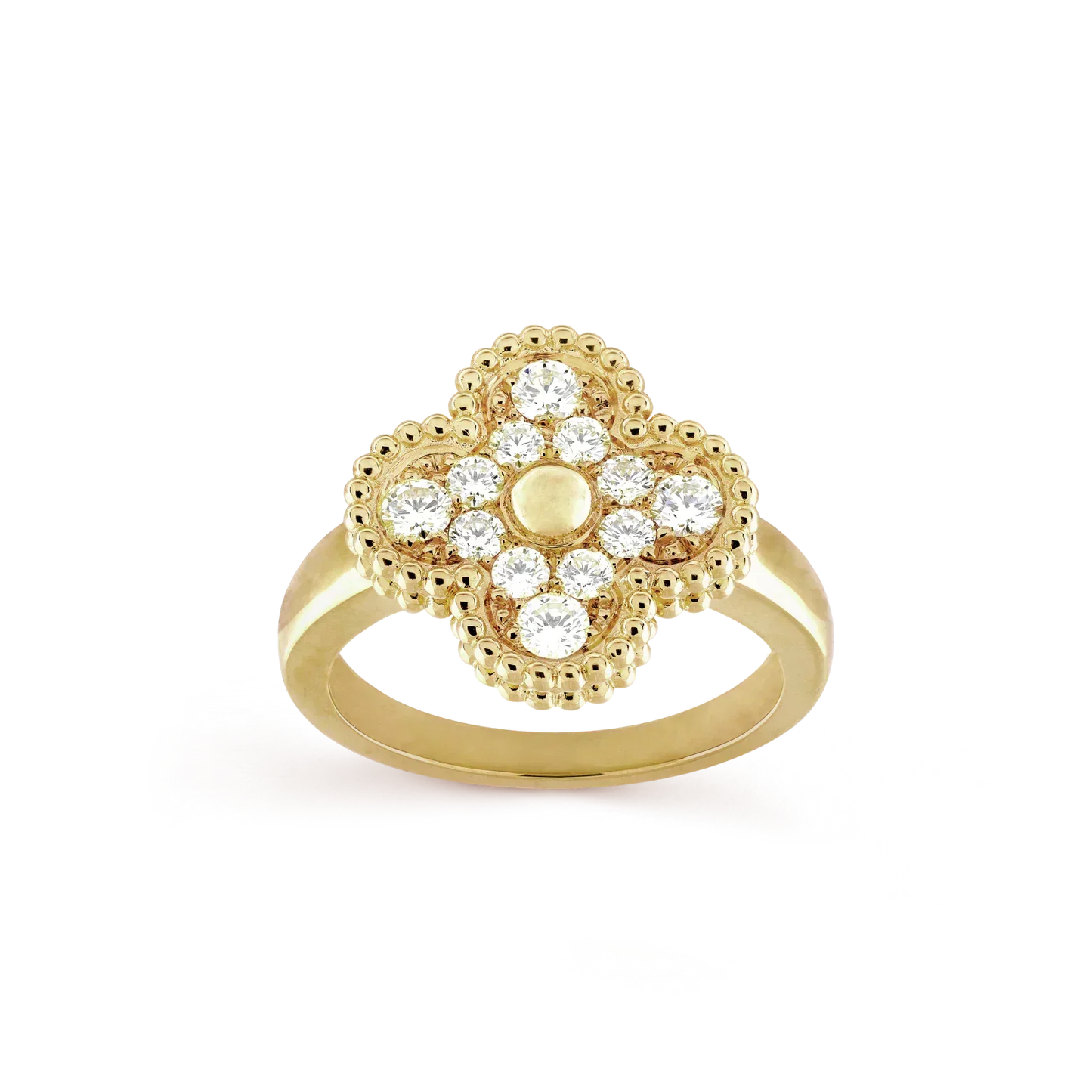 [Regalia jewelry]CLOVER DIAMOND RING