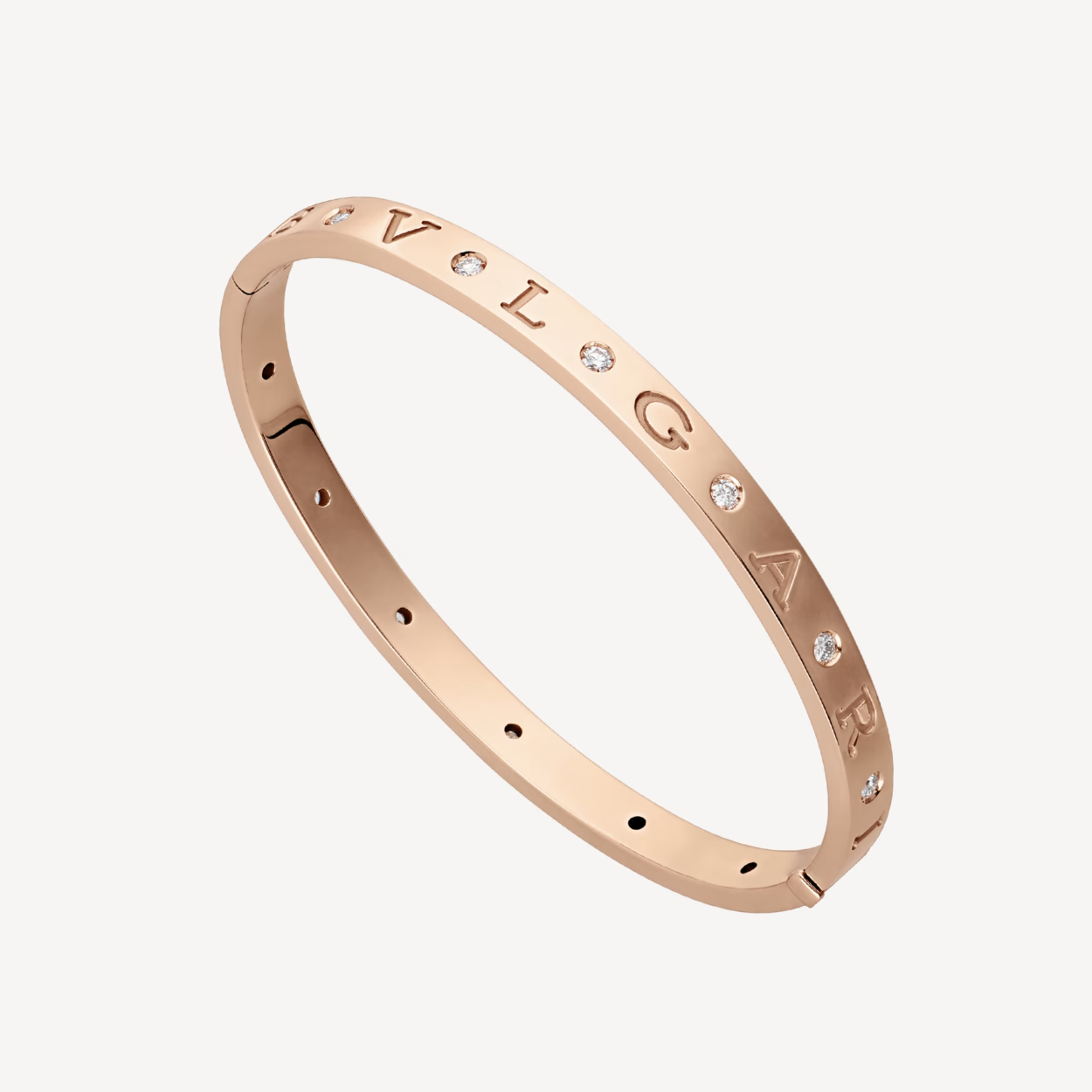 [Regalia jewelry]ZERO 1 PINK GOLD 12 DIAMONDS BRACELET