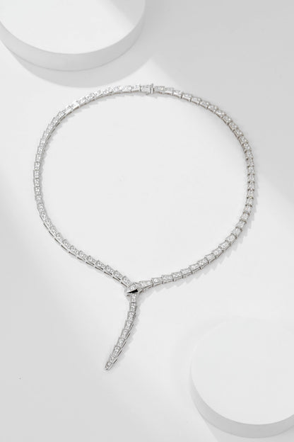 [Regalia jewelry]SERPENTI NECKLACE SILVER DIAMOND