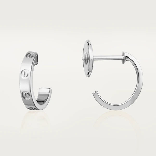 [Regalia jewelry]LOVE EARRINGS 2.65MM SILVER