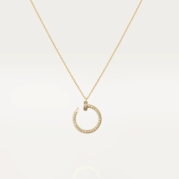 [Regalia jewelry]JUSTE NECKLACE GOLD DIAMONDS