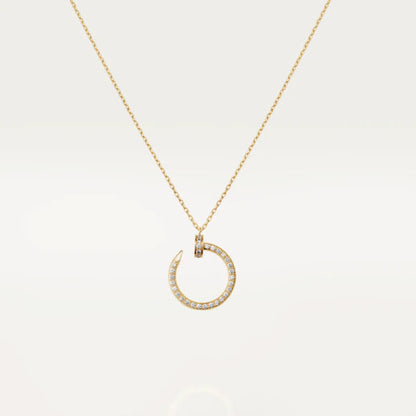 [Regalia jewelry]JUSTE NECKLACE GOLD DIAMONDS