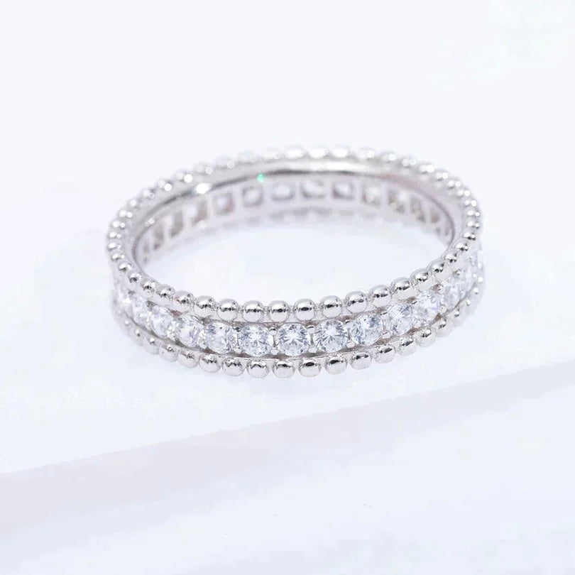 [Regalia jewelry]PERLEE DIAMOND SILVER RING