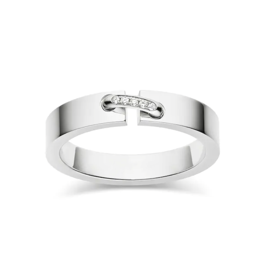 [Regalia jewelry]ALLIANCE LIENS VIDENCE DIAMOND 4MM RING