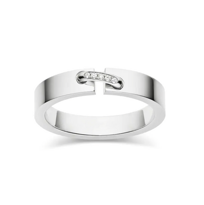 [Regalia jewelry]ALLIANCE LIENS VIDENCE DIAMOND 4MM RING