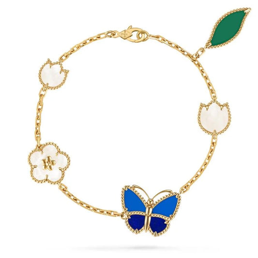 [Regalia jewelry]LUCKY SPRING BUTTERFLY 5 MOTIF BRACELET