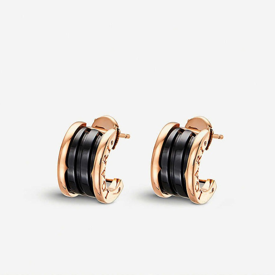 [Regalia jewelry]ZERO 1 PINK GOLD CERAMIC EARRINGS