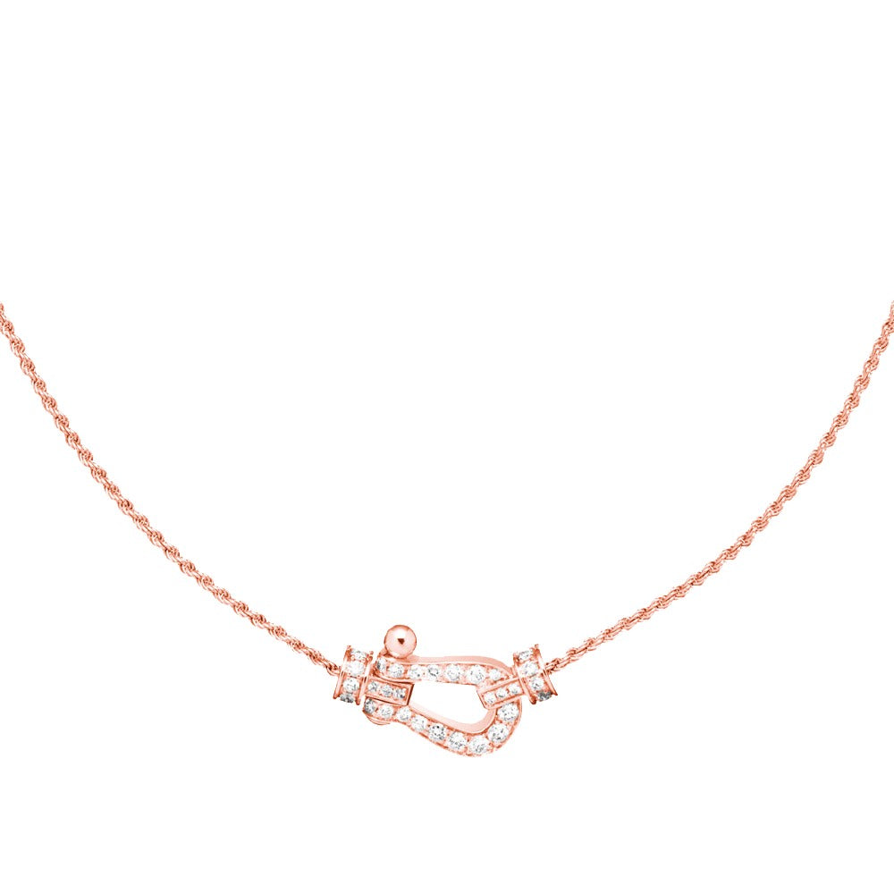 [Regalia jewelry]FORCE 10 PINK GOLD DIAMOND NECKLACE