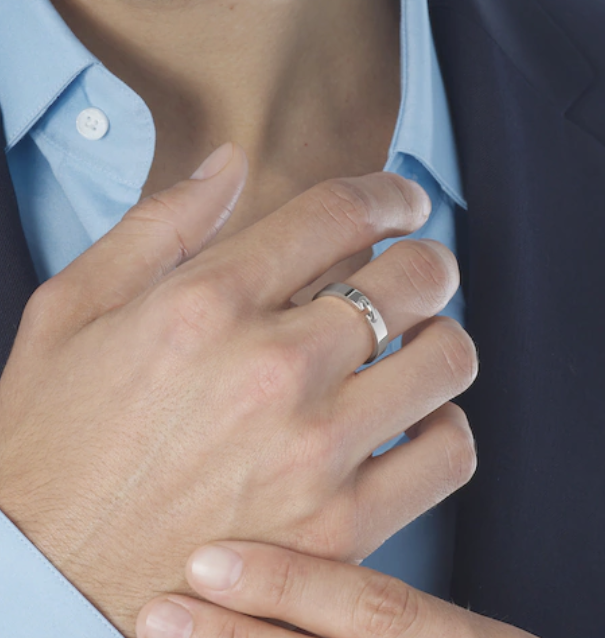 [Regalia jewelry]ALLIANCE LIENS VIDENCE 4MM RING