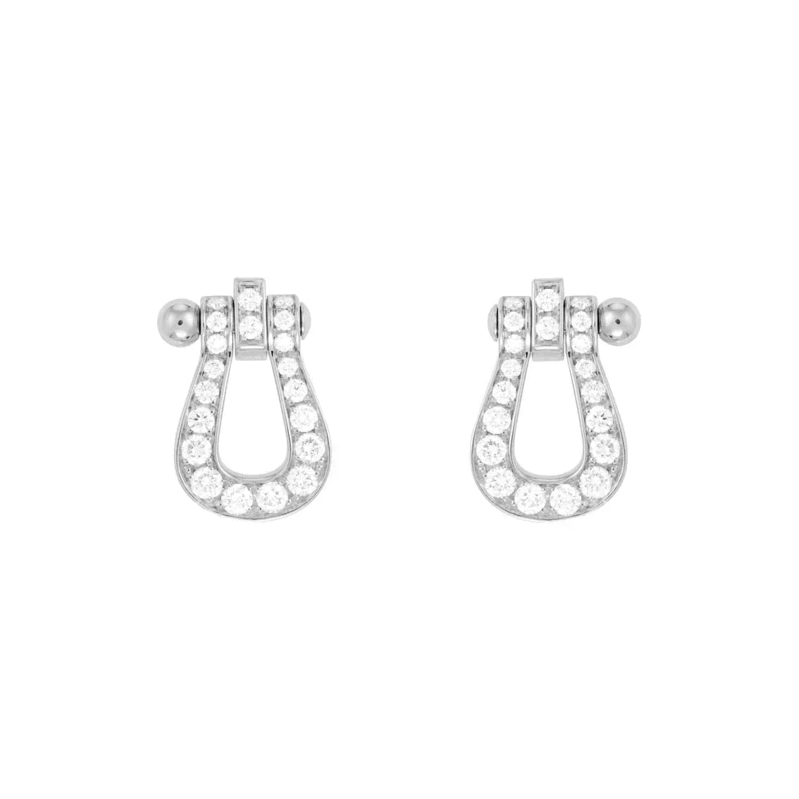 [Regalia jewelry]FORCE 10 FULL DIAMOND STUD EARRINGS MINI MODEL