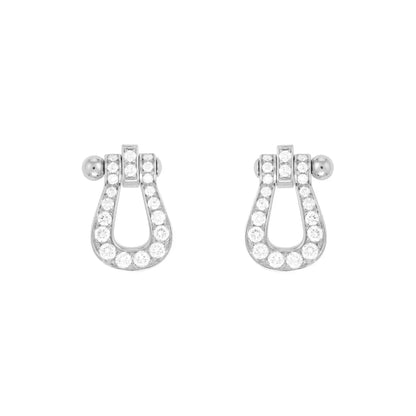 [Regalia jewelry]FORCE 10 FULL DIAMOND STUD EARRINGS MINI MODEL