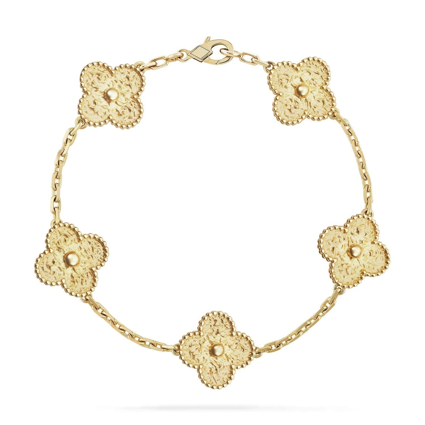 [Regalia jewelry]CLOVER 5 MOTIFS BRONZING BRACELET