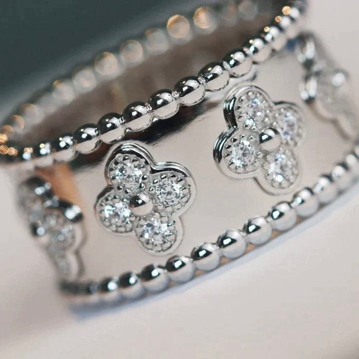 [Regalia jewelry]CLOVER KALEIDOSCOPE RING 10MM