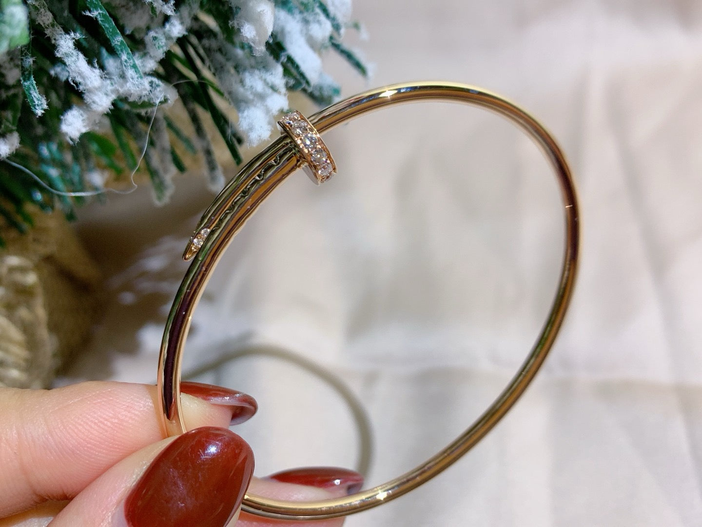 [Regalia jewelry]JUSTE BRACELET 2.5MM DIAMONDS