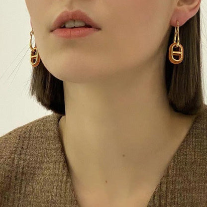 [Regalia jewelry]HM O'MAILLON GOLD EARRINGS