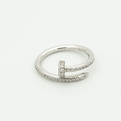 [Regalia jewelry]JUSTE RING 1.8MM SILVER DIAMONDS