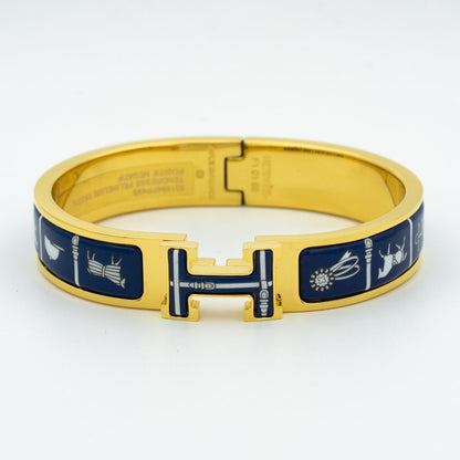 [Regalia jewelry]H BRACELET BLUE CERAMIC