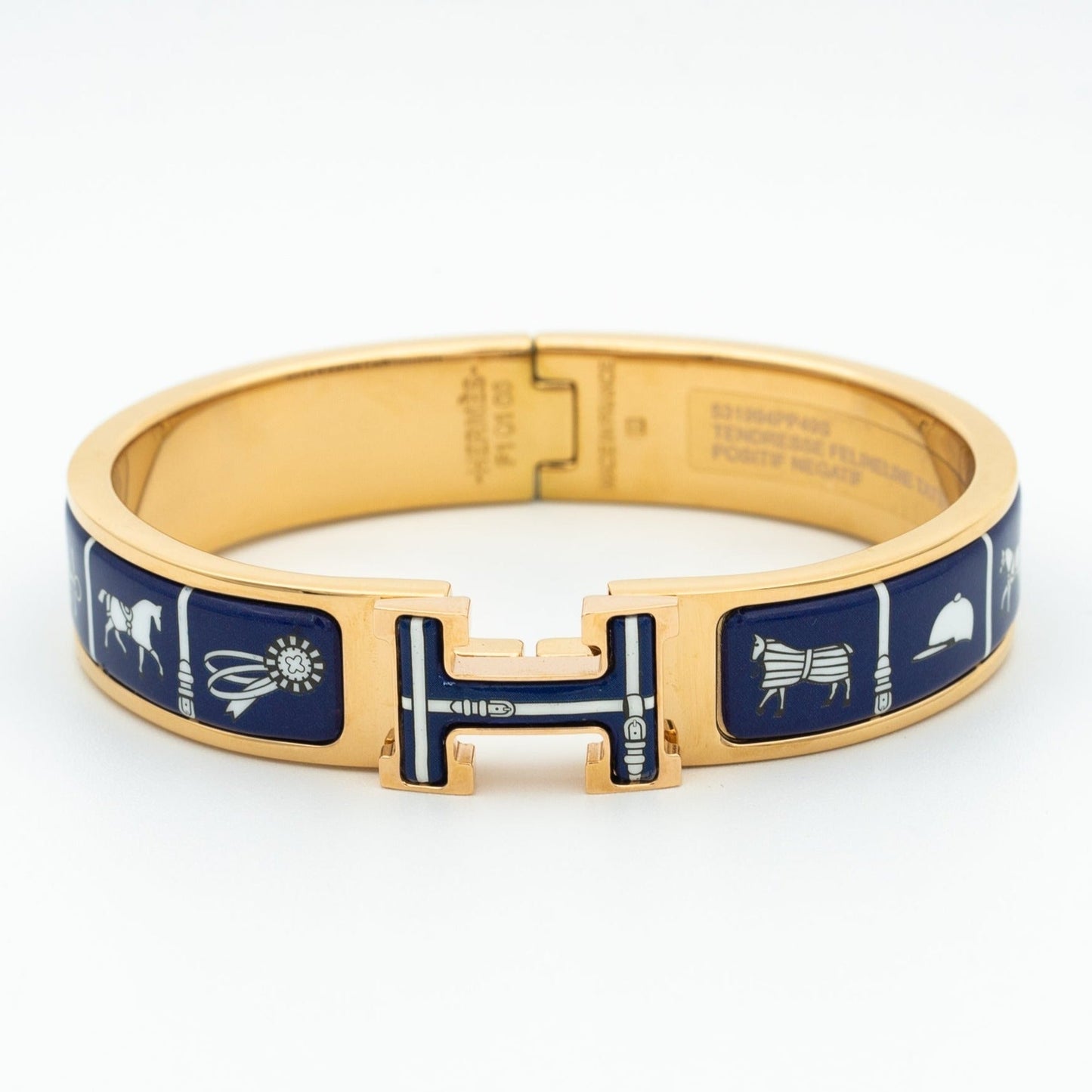 [Regalia jewelry]H BRACELET BLUE CERAMIC