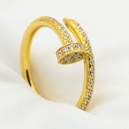 [Regalia jewelry]JUSTE RING 1.8MM GOLD DIAMONDS