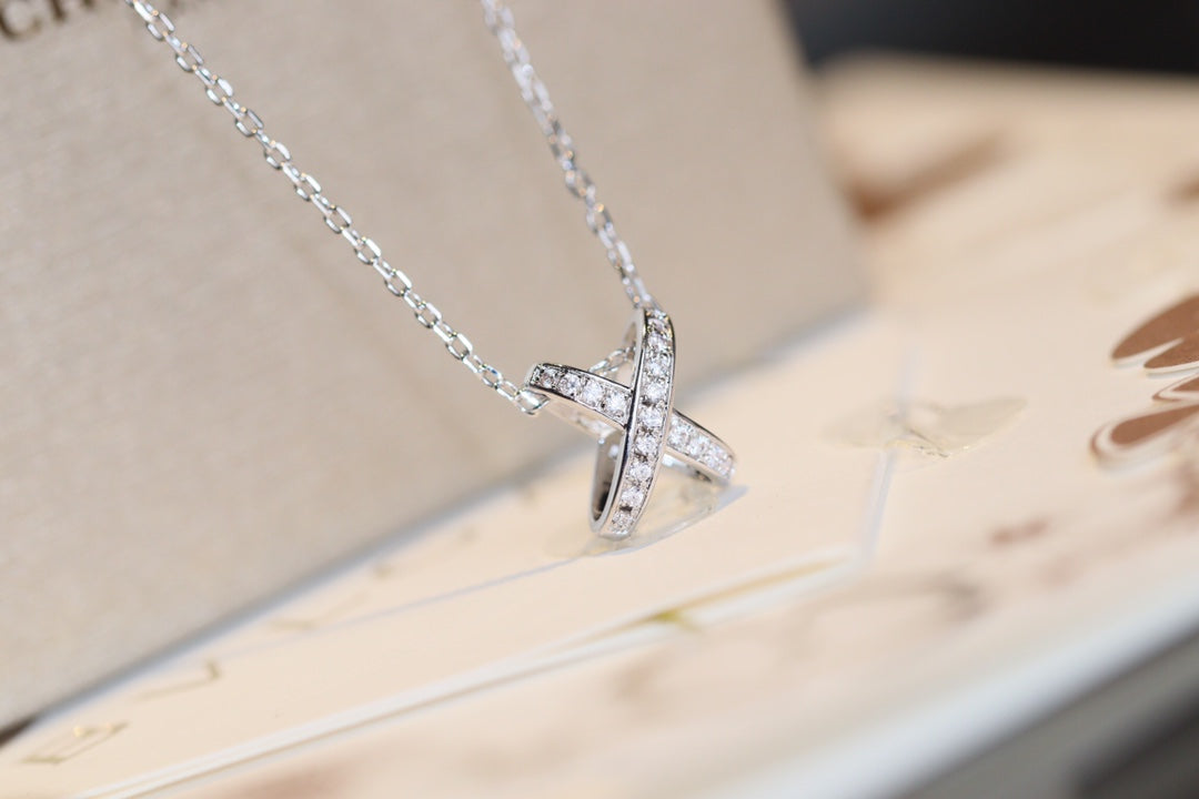 [Regalia jewelry]JEUX DE DIAMOND NECKLACE