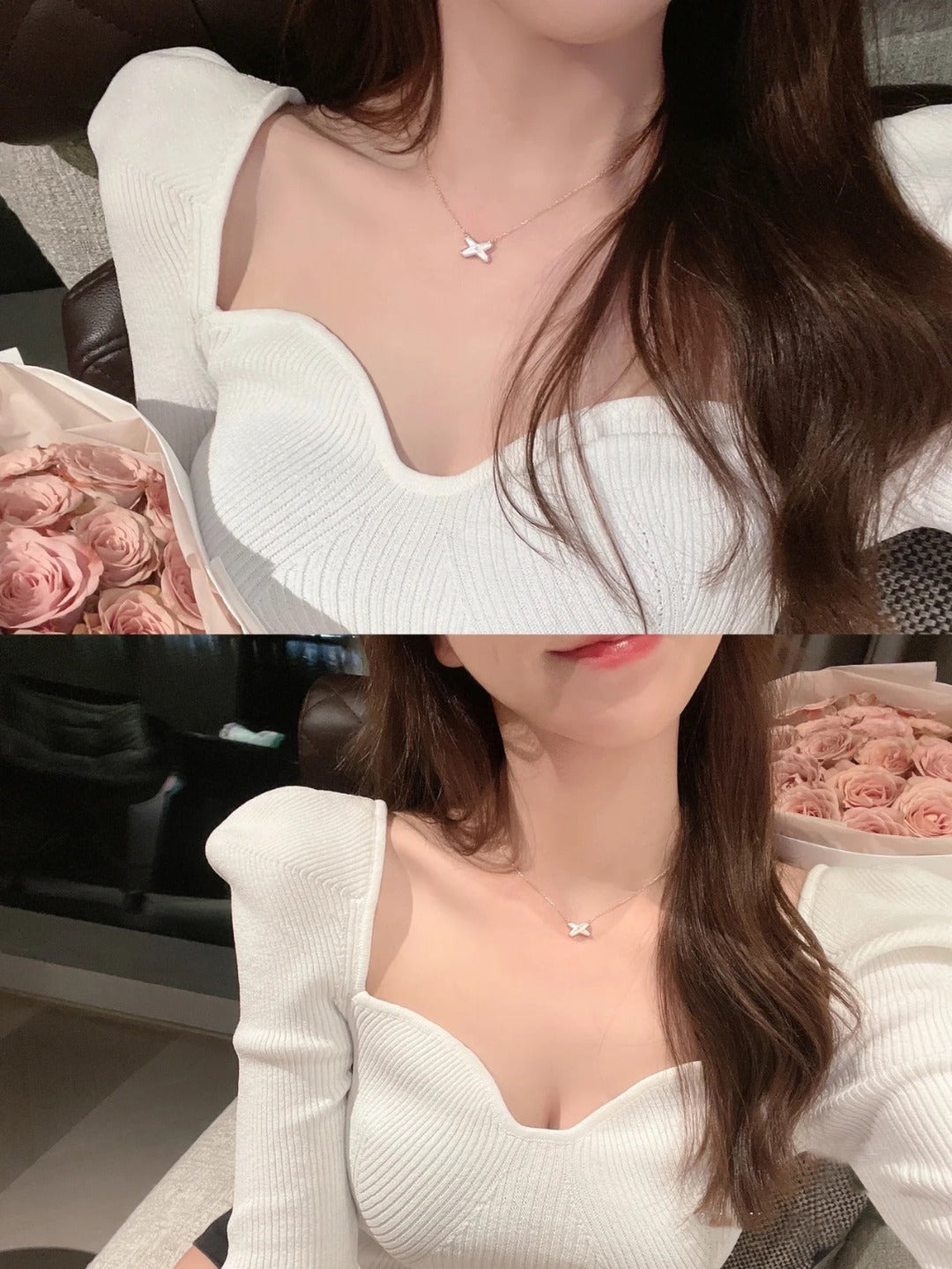 [Regalia jewelry]JEUX DE NECKLACE 1 DIAMOND