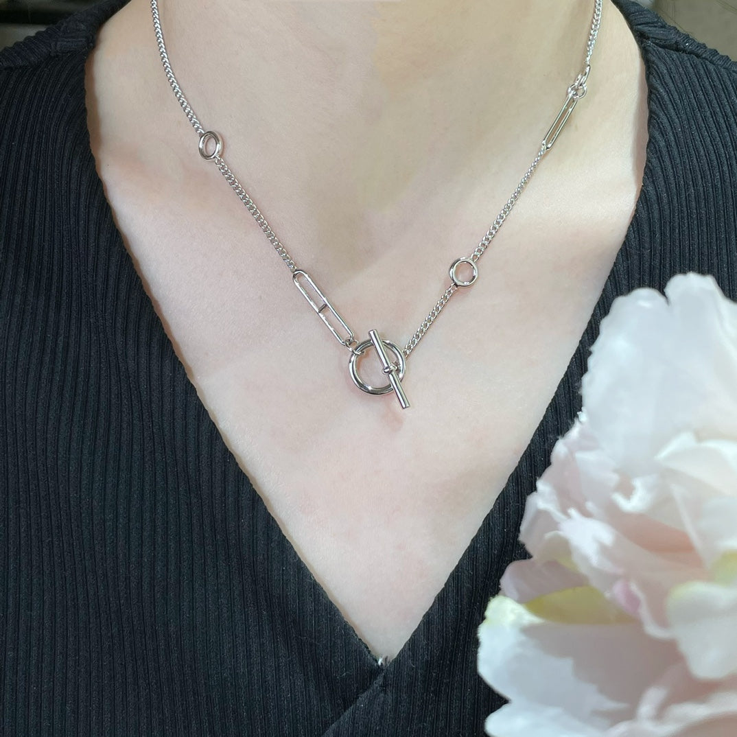 [Regalia jewelry]HM STERLING CHAINE D'ANCRE HEART