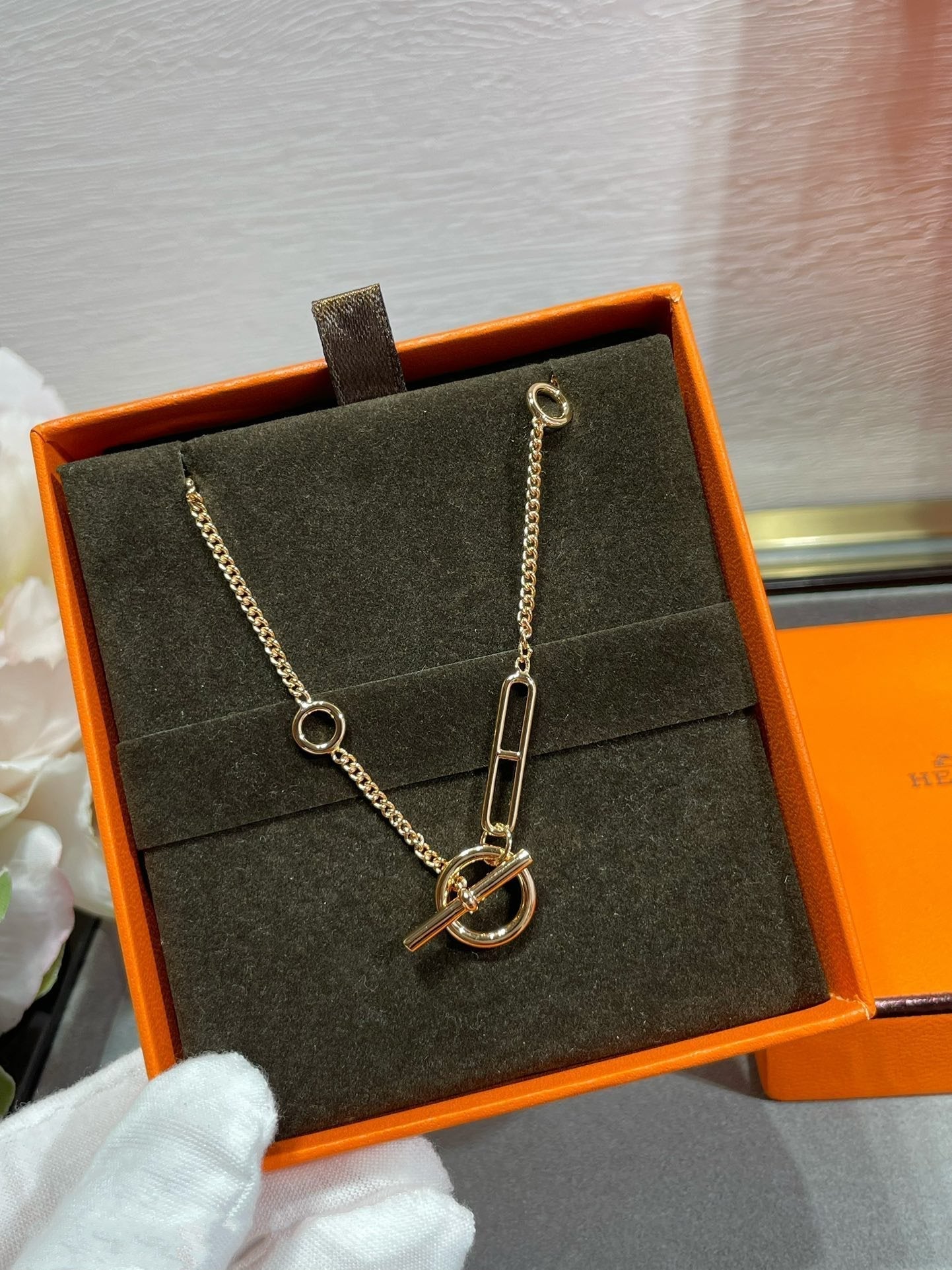 [Regalia jewelry]HM STERLING CHAINE D'ANCRE HEART