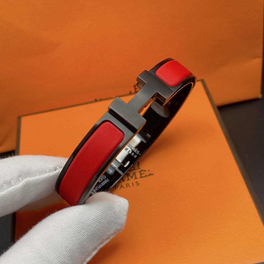 [Regalia jewelry]CLIC HM SO BLACK RED BRACELET