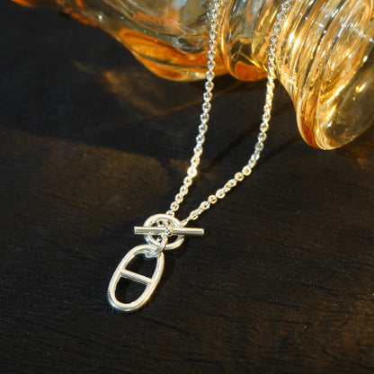 [Regalia jewelry]HM CHAINE D'ANCRE PENDANT NECKLACE STERLING SILVER