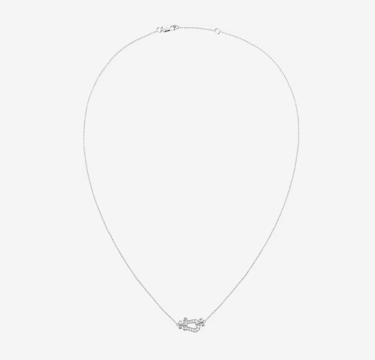 [Regalia jewelry]FORCE 10 DIAMOND SILVER NECKLACE MINI MODEL