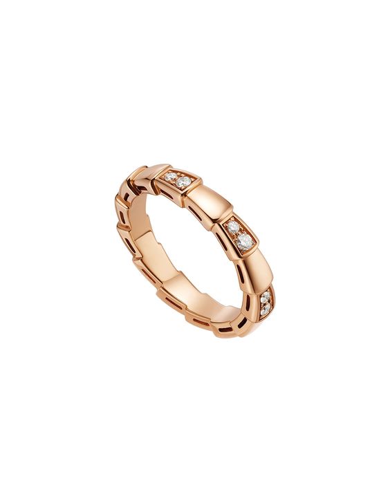 [Regalia jewelry]SERPENTI RING PINK GOLD  3MM