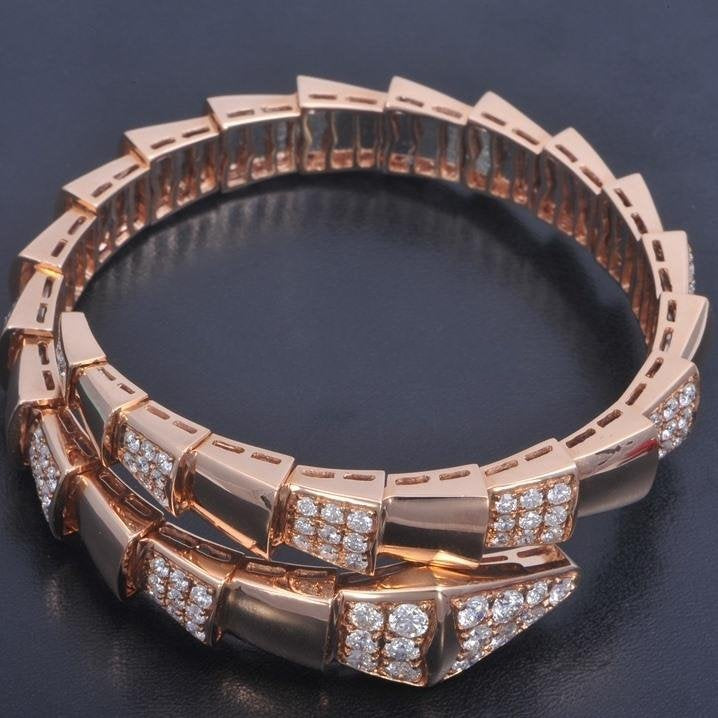 [Regalia jewelry]SERPENTI BRACELET PINK GOLD DIAMOND