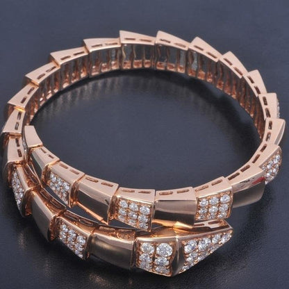 [Regalia jewelry]SERPENTI BRACELET PINK GOLD DIAMOND