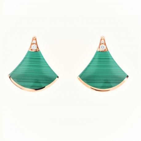 [Regalia jewelry]DIVAS DREAM EARRINGS PINK GOLD