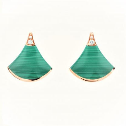 [Regalia jewelry]DIVAS DREAM EARRINGS PINK GOLD