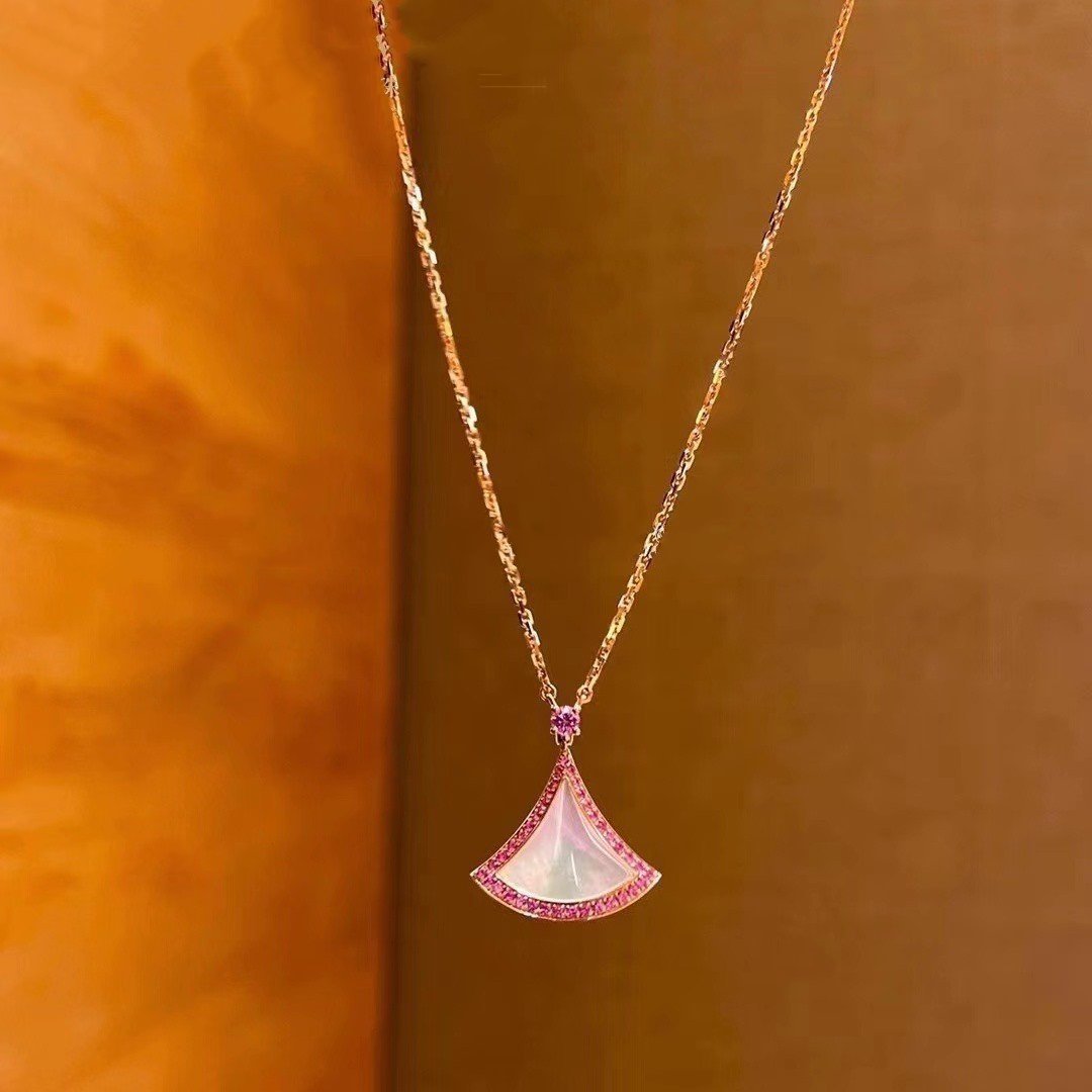[Regalia jewelry]DREAM NECKLACE MOP DIAMOND PINK