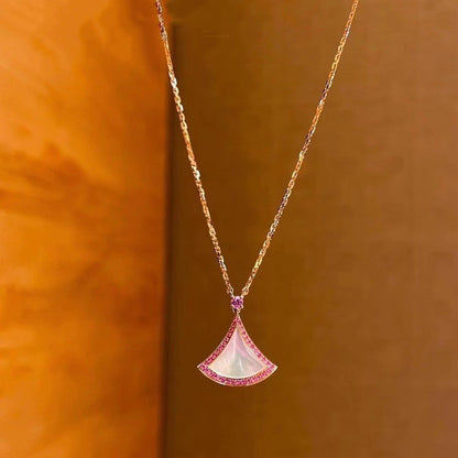 [Regalia jewelry]DREAM NECKLACE MOP DIAMOND PINK
