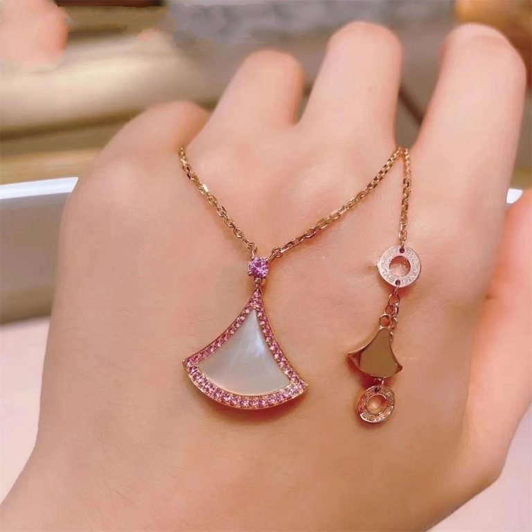[Regalia jewelry]DREAM NECKLACE MOP DIAMOND PINK
