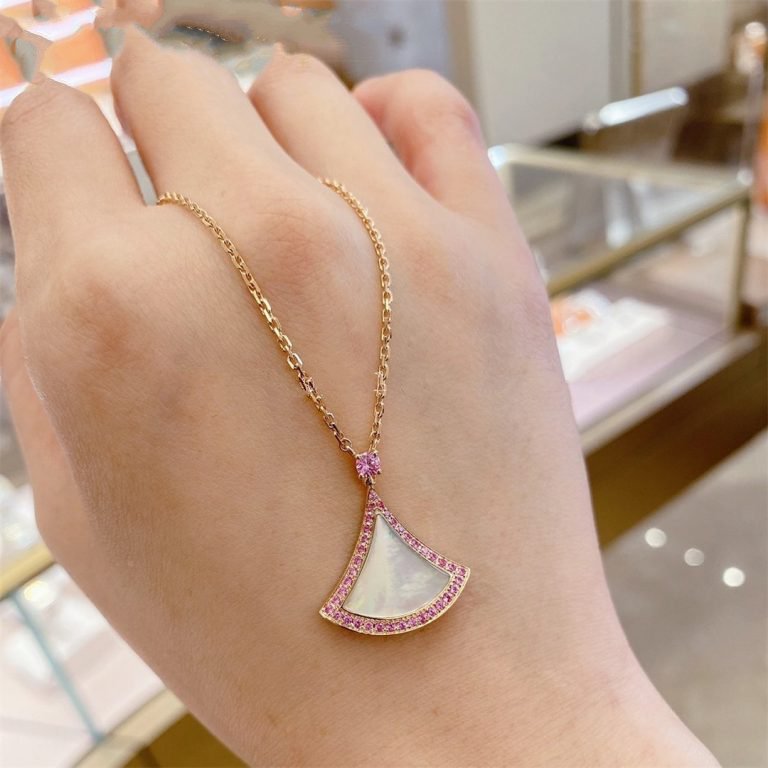 [Regalia jewelry]DREAM NECKLACE MOP DIAMOND PINK