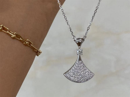 [Regalia jewelry]DREAM NECKLACE SILVER FULL DIAMOND
