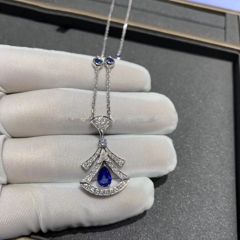 [Regalia jewelry]DREAM NECKLACE AGATE DIAMOND SILVER