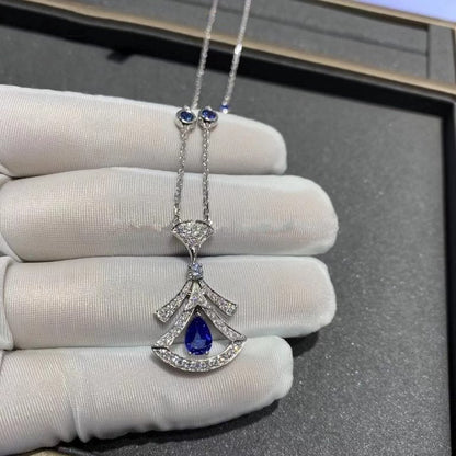 [Regalia jewelry]DREAM NECKLACE AGATE DIAMOND SILVER