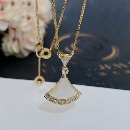 [Regalia jewelry]DREAM NECKLACE MOP GOLD DIAMOND